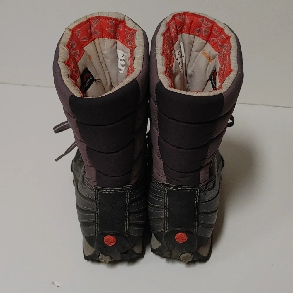 Women's Timberland Performance 200 Gram Primaloft Waterproof Snow Boots in Gray